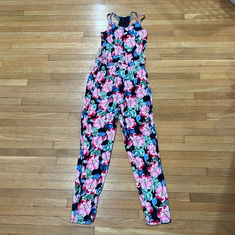 Abercrombie Girls’ Floral Jumpsuit